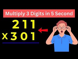 Multiply Any 3 Digit Numbers in 5 Seconds | (Vedic Maths)