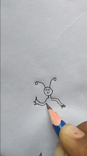 how to draw alien ||alien 👽 easy drawing #alien shorts