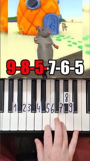 Rat Dance Piano Tutorial #shorts