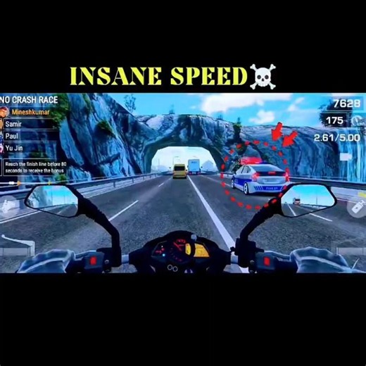 The Fastest Traffic Rider Gameplay Ever! 🚀 #shorts