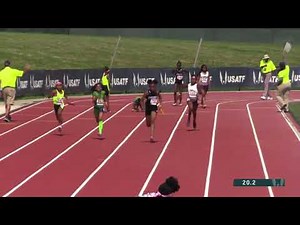 4x100m relay final 9-10 girls - 2019 USATF National Youth Outdoor Championships