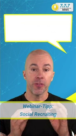 ⭕ Webinar-Tipp: Social Recruiting ⭕