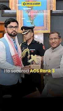 From Engineering Dropout to crack APSC CCE - Meet Himadri Jita Bora ACS , Rank 3 | SPM IAS Academy