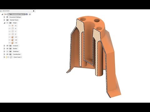 PLTW IED - Activity 1.3.6 - Using the Section Analysis Tool in Fusion 360