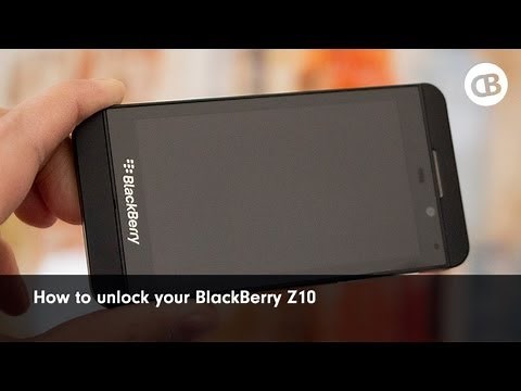 How to unlock your BlackBerry Z10