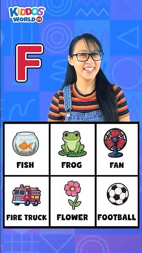Learn Words That Start with the Letter F | Letter F Vocabulary for Kids