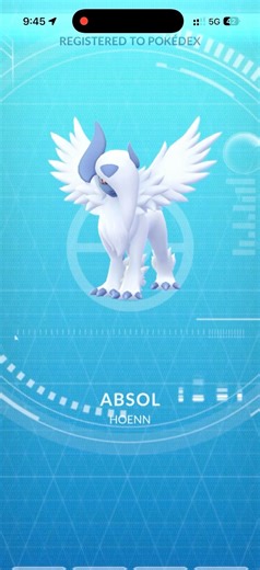 Mega Absol evolution ✌️♥️ #pokemon #pokemongo #pokémon #pokemonunite #usashorts #viral #shiny #mega
