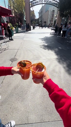 Refreshing Pickle Michelada at Disneyland