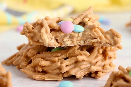 Butterscotch Haystack Bird Nests Recipe