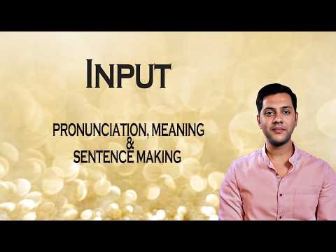 Input - Meaning_&_Pronunciation_Word_World_Audio_Video_Dictionary