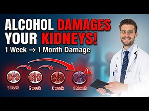 How Alcohol Affects Your Kidneys Over Time (1 Week to 1 Month) #stopdrinkingalcohol