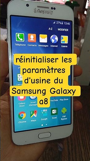 réinitialiser les paramètres d'usine du Samsung Galaxy a8