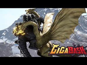 [4K] GIGABASH X GODZILLA: KING GHIDORAH SHOWCASE