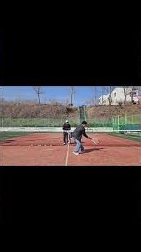 테린이 탑스핀 드라이브 만들기 연습 #tennis #tennislife