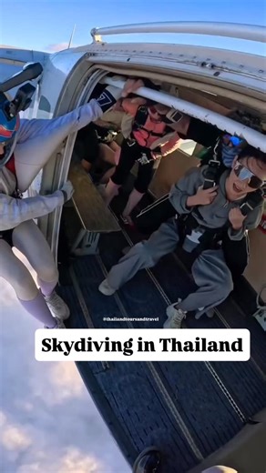 Thailand Tours And Travel on Instagram: "13,000 feet. Pure adrenaline. A view you’ll never forget. ✈️🔥 Experience world-class skydiving in Thailand at the best price. Book today — limited slots available! 📞 WhatsApp/Call: +66 61 073 6824 🌐 www.thailandtoursandtravel.com 📧 contact@thailandtoursandtravel.com #SkydivingThailand #OnlyInThailand #ExtremeAdventure #BucketListThailand #ThailandTours"