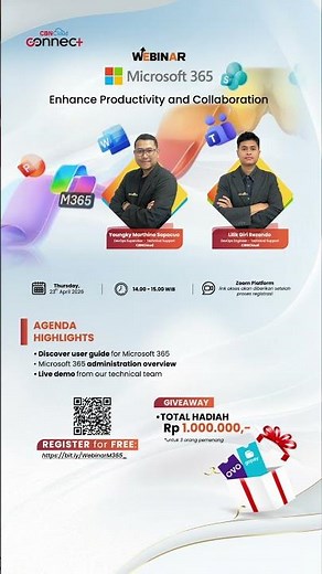 Upgrade Cara Kerja dengan Microsoft 365 | Webinar Gratis + Live Demo