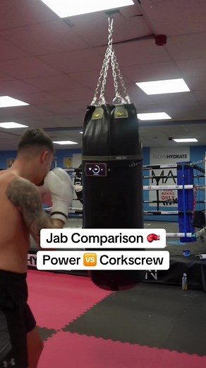 Power VS Corkscrew: A Boxing Jab Comparison