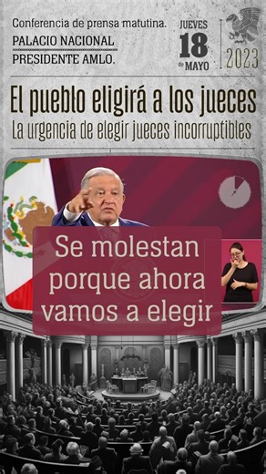 17K views · 2.3K reactions | El presidente AMLO enfatiza la idea de...
