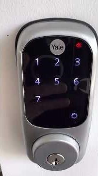 How to change user code for Yale lock