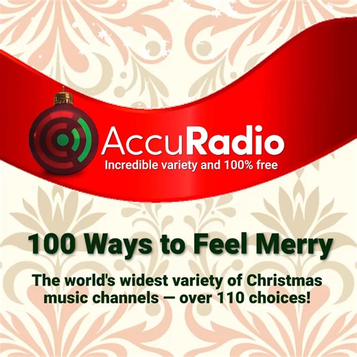 ⏭️ The holiday music never stops with AccuRadio! Sign up today and enjoy the widest variety of free holiday music with unlimited skips! | AccuRadio