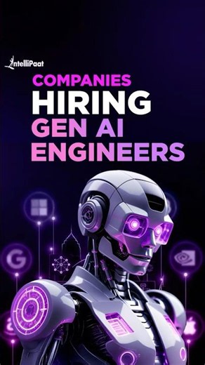 🔥Companies Hiring Gen AI Engineers in 2026 | Intellipaat #shorts