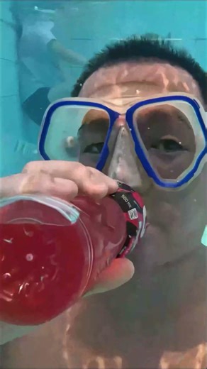 Burp 1 Liter Water vs Gatorade Fierce Underwater