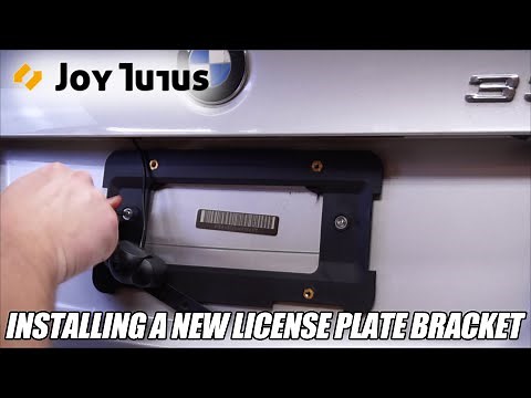 How To Install BMW License Plate Bracket - Joy Tutus