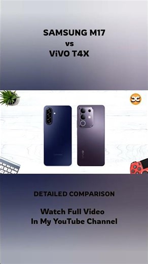 Samsung Galaxy M17 vs Vivo T4x || Detailed Comparison #samsunggalaxym17 #vivot4x