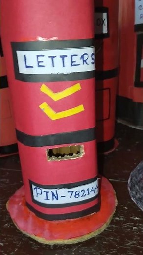 # saffire # DIY - POST BOX made by my kids of class 4