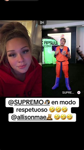SUPREMO en modo respetuoso con Allison Mae 🤣 | Video Gracioso