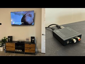 How To Connect A New Smart TV To An Old Receiver | Optical to RCA or 3.5MM AUX