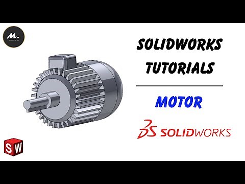 Design a Motor in Solidworks | Solidworks Tutorial 2024 | Mechanical dot com