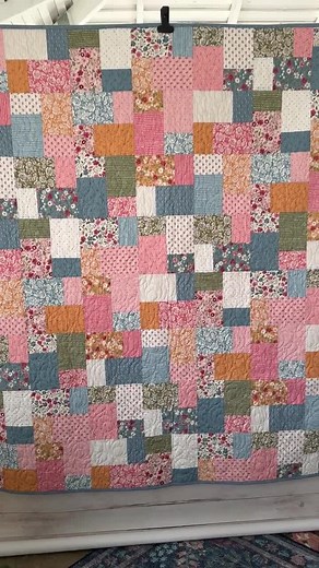 Handmade Floral Patchwork Quilts for Sale | Dusty Blue, Sage Green, Pink & Yellow | Gift for Her | Lap, Throw, Twin, Full/queen, King Size - Etsy