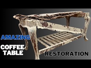 RESTORATION OF COFFEE TABLE || AMAZING TRANSFORMATION OF COFFEE TABLE