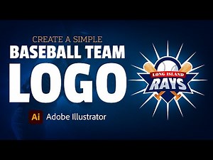 Baseball Team Logo Design in Adobe Illustrator
