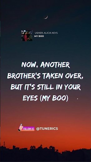 #lyrics #musicvideo #myboo #usher #aliciakeys Usher - My Boo ft Alicia Keys (Lyrics)