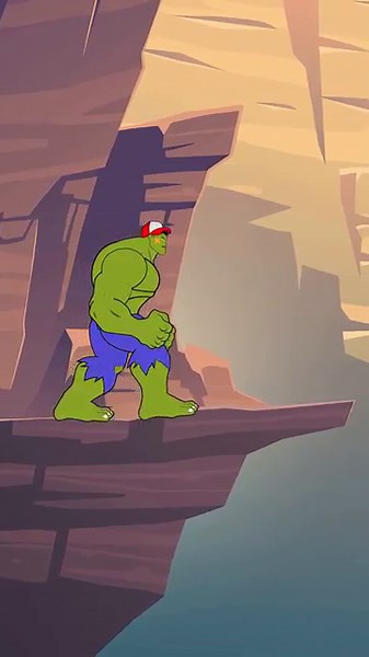 SPIDERMAN vs HULK 💥 Funny 2D Animation Battle | Late!