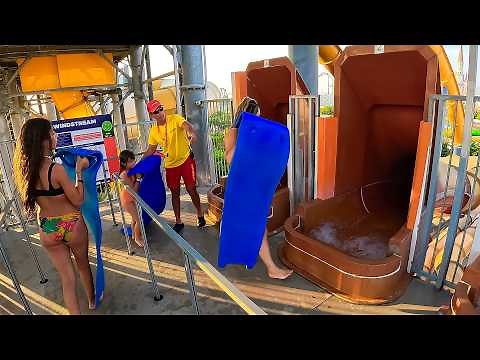 Windstream Water Slide at The Land Of Legends #thelandoflegends