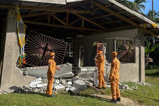 Chapel only structure damaged in Davao Oriental 6.4 quake, 173 aftershocks recorded | ABS-CBN News