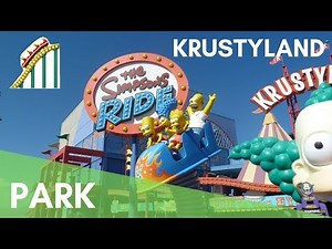 THE SIMPSONS RIDE UNIVERSAL STUDIOS HOLLYWOOD COMPLETE RIDE HD NEW
