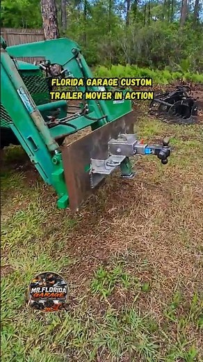 Endless Possibilities Skid Steer Attachment! Custom Fabricated Trailer Mover Attachment In Action