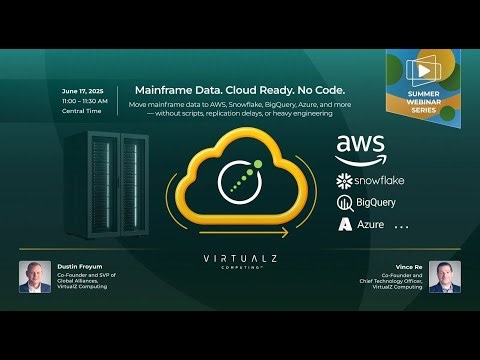 Mainframe Data. Cloud Ready. No Code.