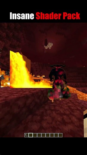 Minecraft But The Shaders Are TOO GOOD #minecraft #shorts