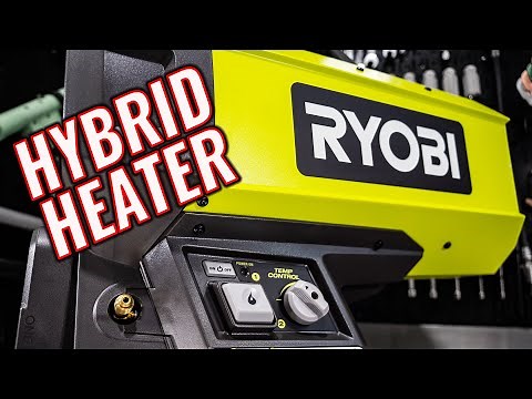 HEAT IT UP with the RYOBI PCL801 18V One+ Hybrid Forced Air Propane Heater Review