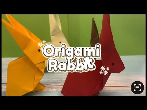 🐰 Origami Rabbit | Easy Paper Craft Tutorial ✨