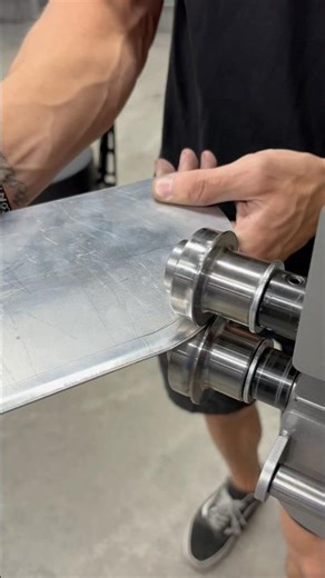 Using the 5/16” Covell Round Over Die on the JS Tools Powered Bead Roller at Trick-Tools.com!