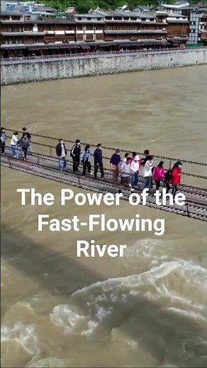 "The Power of the Fast-Flowing River – A Stunning Nature View! #worldriversday