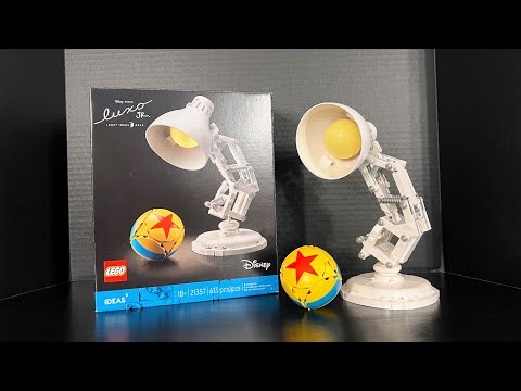 ASMR Build LEGO Luxo Jr. (Pixar Lamp)