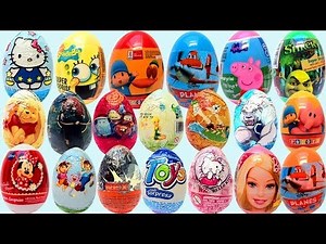 DibusYmas 21 Surprise Eggs kinder sorpresa huevo chocolate by unboxingsurpriseegg - Vengatoon