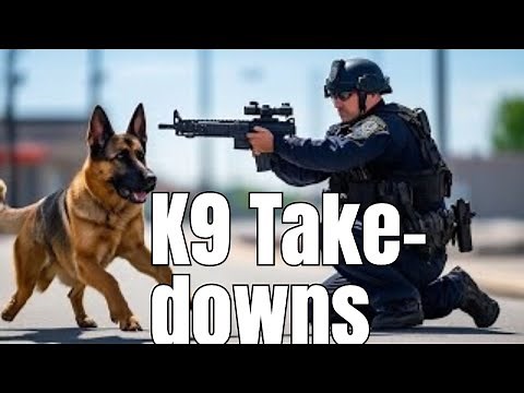 🚨🔵 MIND-BLOWING K9 Police Dog Takedowns Caught on Bodycam.